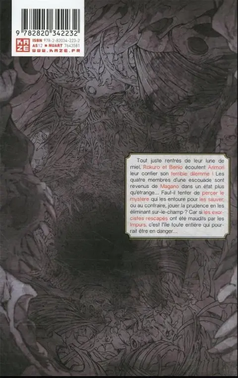 Verso de l'album Twin Star Exorcists 24