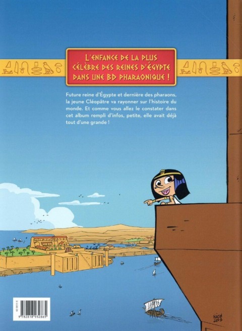 Verso de l'album Cléo, la petite pharaonne Tome 1 La petite / grande pharaonne