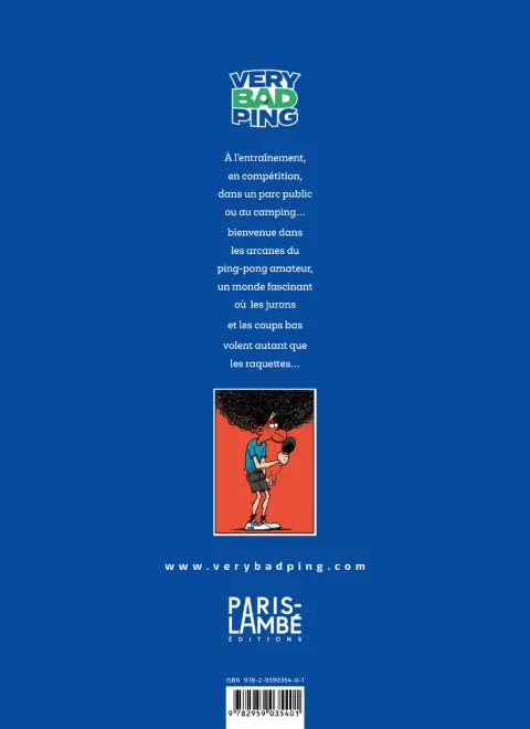 Verso de l'album Very Bad Ping 1 Premier Set