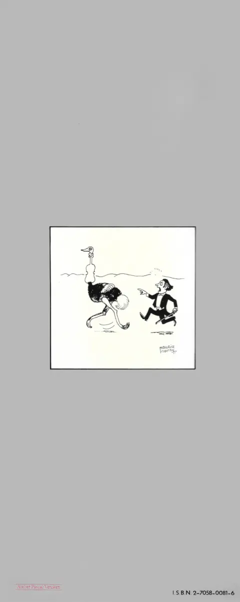 Verso de l'album Gags