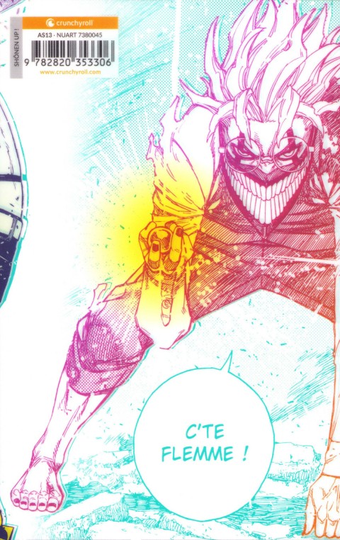 Verso de l'album Dan Dadan 18 Tome 18