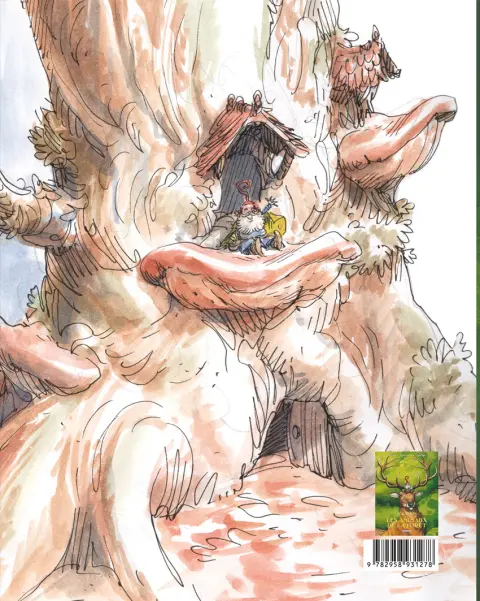 Verso de l'album Séraphin et les animaux de la forêt Les coulisses