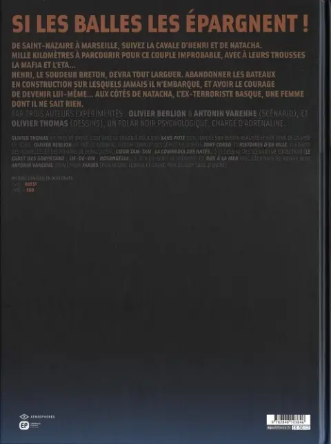 Verso de l'album Dos à la mer Tome 1 Ouest