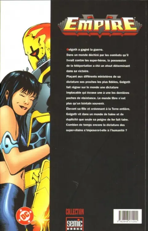 Verso de l'album Empire Tome 1