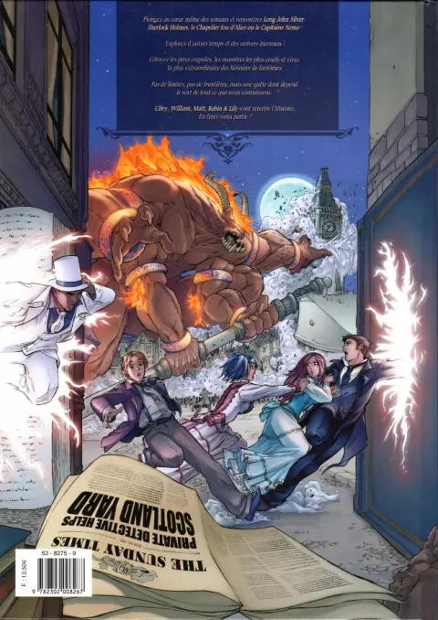 Verso de l'album Explorers Tome 1 Oui-ja