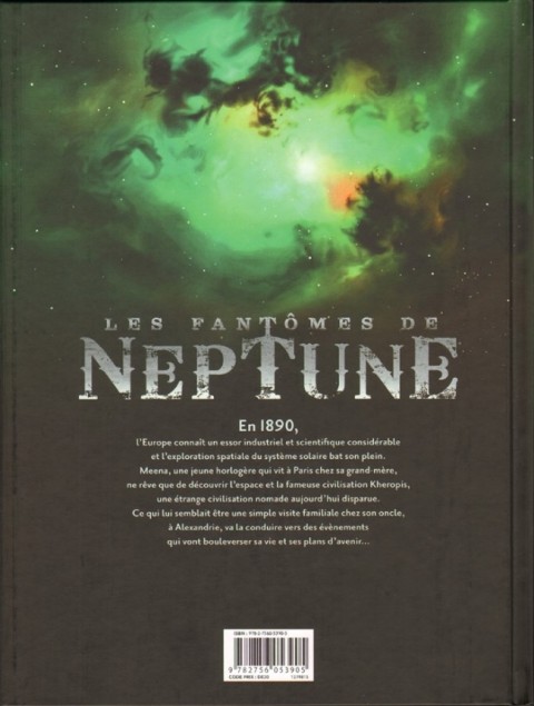 Verso de l'album Les Fantômes de Neptune Tome 1 Kheropis