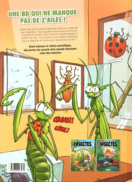 Verso de l'album Les Insectes en bande dessinée 2