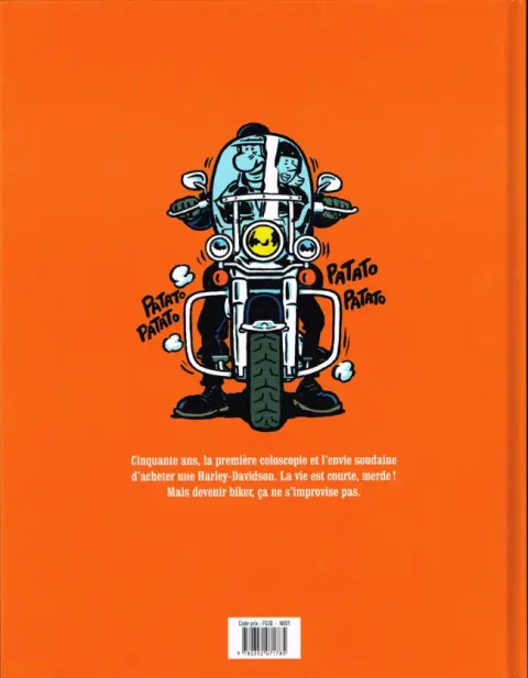 Verso de l'album Je veux une Harley Tome 1 La vie est trop courte !