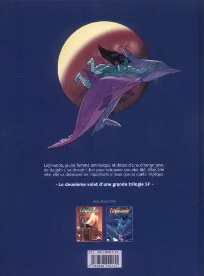 Verso de l'album Lilymande Tome 2 Le chant d'Orca