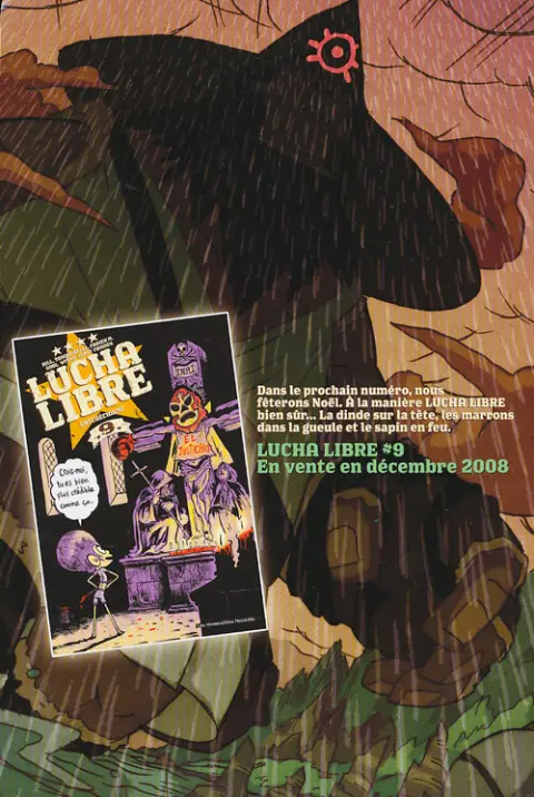Verso de l'album Lucha Libre Tome 8 Pop-culture mythologique