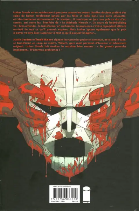 Verso de l'album Luther Strode Tome 1 Un bien étrange talent