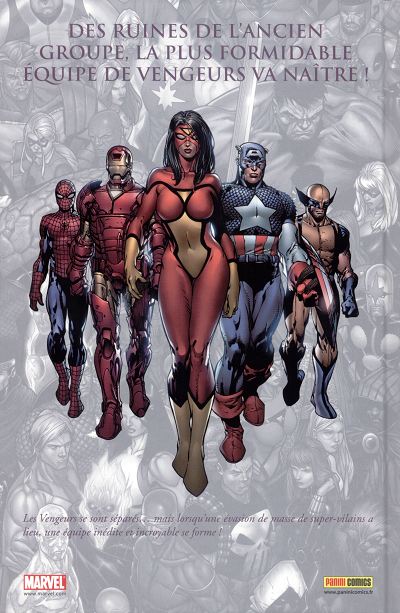 Verso de l'album Marvel Tome 6 Avengers