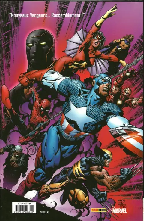 Verso de l'album The New Avengers Tome 2 Secrets et mensonges