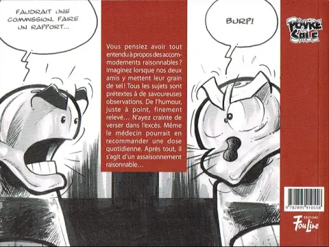 Verso de l'album Pôvre et sale Tome 2 Assaisonnement raisonnable