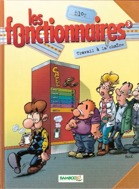 Couverture de l'album Les Fonctionnaires Tome 3 Travail à la chaîne