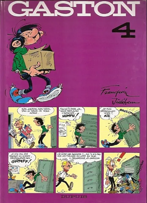 Couverture de l'album Gaston Tome 4 Édition spéciale 40e anniversaire