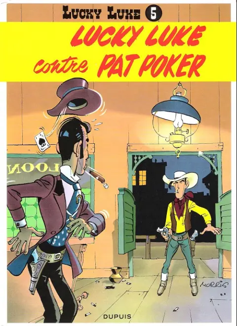 Couverture de l'album Lucky Luke Tome 5 Lucky luke contre Pat Poker