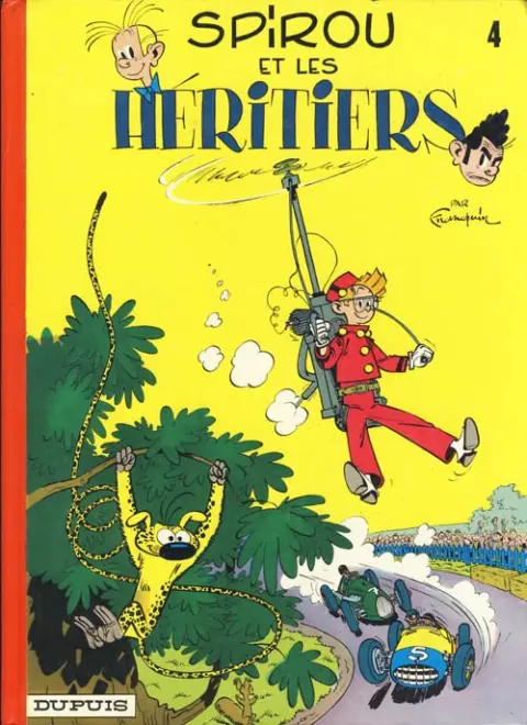 Couverture de l'album Spirou et Fantasio Tome 4 Spirou et les héritiers