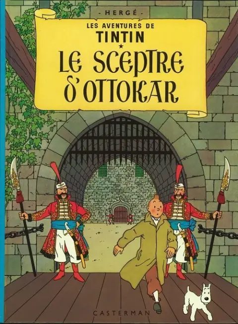 Couverture de l'album Tintin Tome 8 Le sceptre d'Ottokar