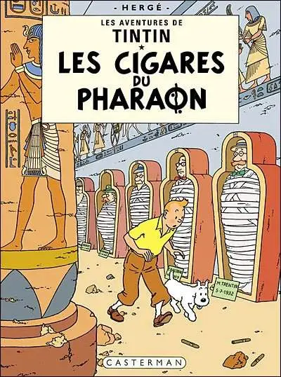 Couverture de l'album Tintin Tome 4 Les cigares du pharaon