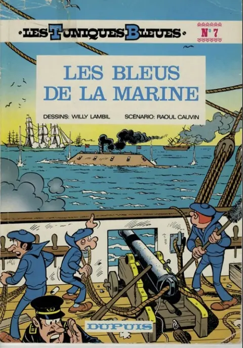 Couverture de l'album Les Tuniques Bleues Tome 7 Les bleus de la marine