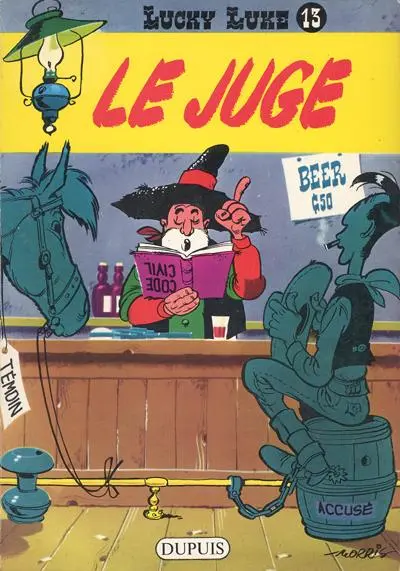 Couverture de l'album Lucky Luke Tome 13 Le juge
