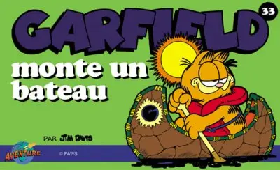 Garfield Tome 33 monte un bateau