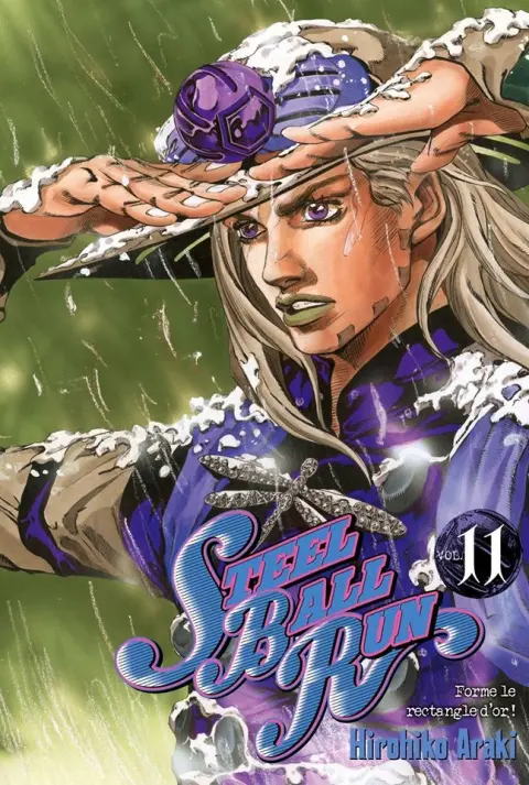 Jojo's Bizarre Adventure : Steel Ball Run Vol. 11 Forme le rectangle d'or !