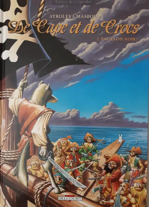 Couverture de l'album De Cape et de Crocs Tome 2 Pavillon noir