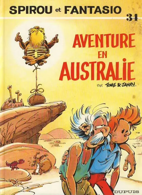 Couverture de l'album Spirou et Fantasio Tome 34 Aventure en Australie