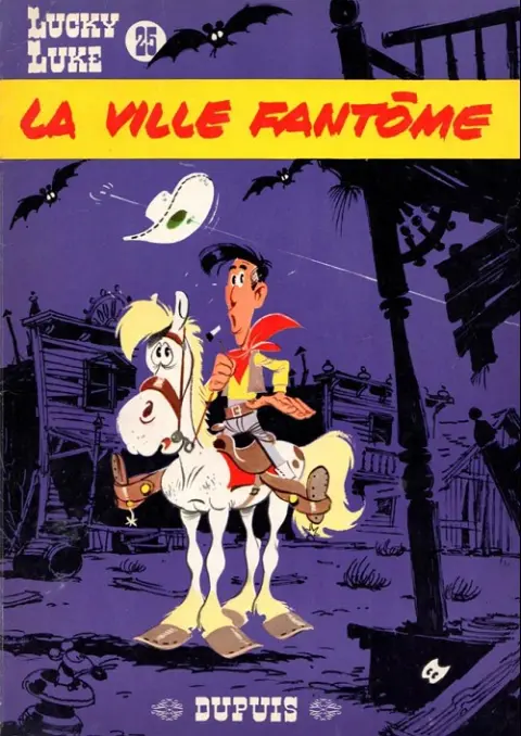 Couverture de l'album Lucky Luke Tome 25 La ville fantôme
