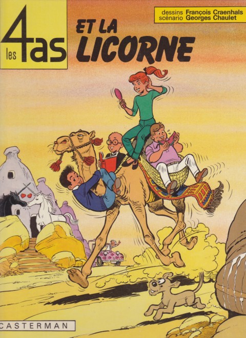 Couverture de l'album Les 4 as Tome 18 Les 4 as et la licorne