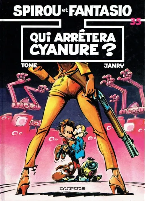 Couverture de l'album Spirou et Fantasio Tome 35 Qui arrêtera cyanure ?