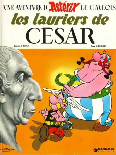 Couverture de l'album Astérix Tome 18 Les Lauriers de César