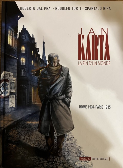 Couverture de l'album Les enquêtes de Jan Karta 2 Rome 1934 - Paris 1935