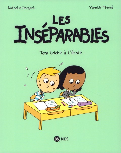 Couverture de l'album Les Inséparables Tome 8 Tom triche à l'école