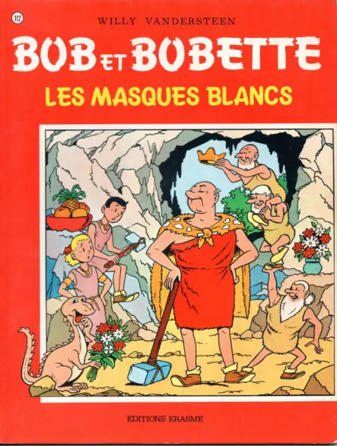 Couverture de l'album Bob et Bobette Tome 112 Les masques blancs