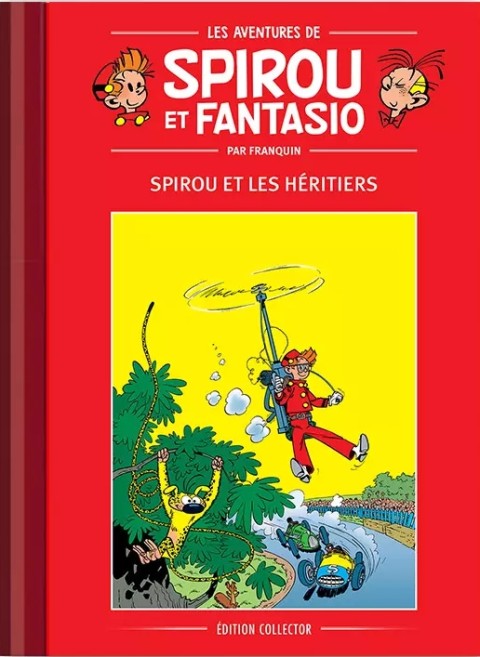 Couverture de l'album Spirou et Fantasio Édition collector Tome 4 Spirou et les héritiers