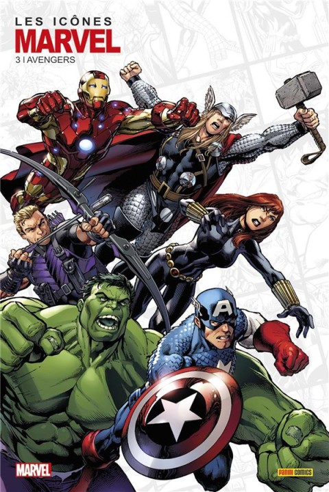 Couverture de l'album Les icônes Marvel 3 Avengers