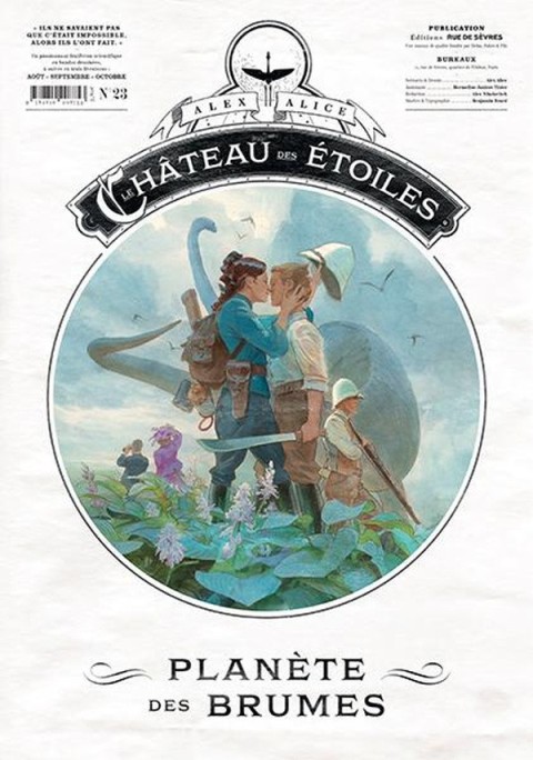 Couverture de l'album Le Château des étoiles N° 23 Planète des brumes