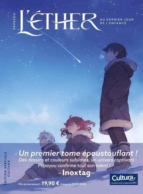 Couverture de l'album L'Éther 1 Au dernier jour de l'enfance