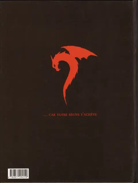 Verso de l'album Rapaces 4