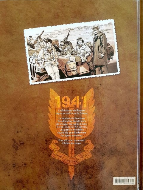 Verso de l'album The Regiment - L'Histoire vraie du SAS Livre 2