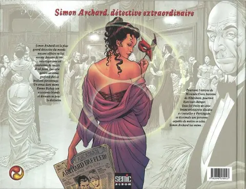 Verso de l'album Ruse Tome 1 L'Affaire Miranda Cross