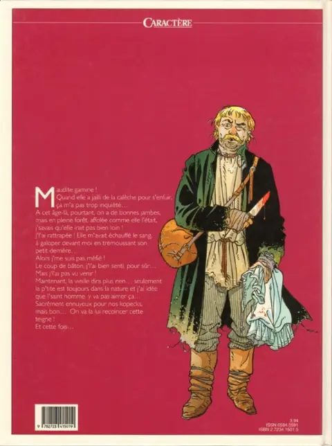 Verso de l'album Sophaletta Tome 1 Des larmes de sang