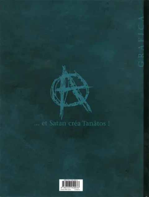 Verso de l'album Tanâtos Tome 1 L'année sanglante