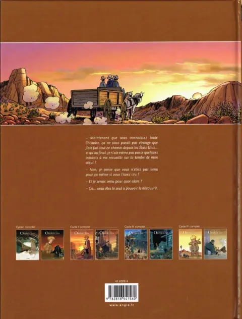 Verso de l'album Le Train des Orphelins Tome 8 Adieux
