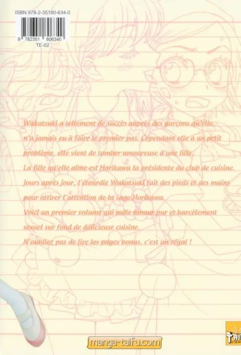 Verso de l'album Une recette secrète 1