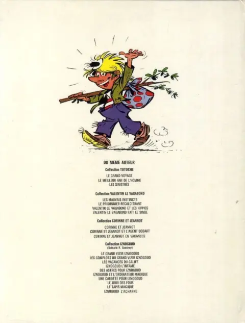 Verso de l'album Valentin le vagabond Tome 4 Valentin fait le singe