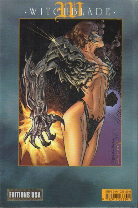 Verso de l'album Witchblade Tome 1